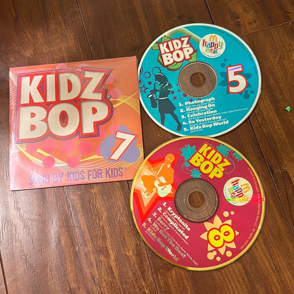 Kidz Bop McDonalds Happy Meal audio song‎ Cd #7 sealed